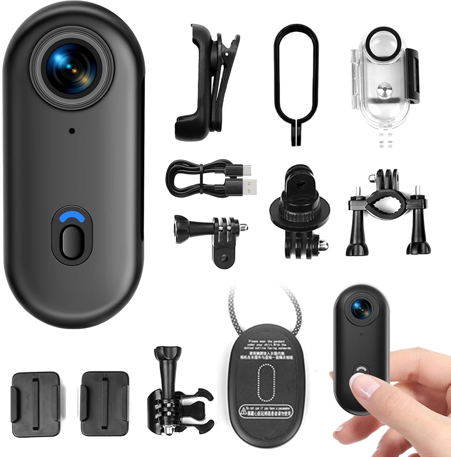 バイクドライブレコーダー64GBカード付 GPS搭載 スマホ連携4K 新品